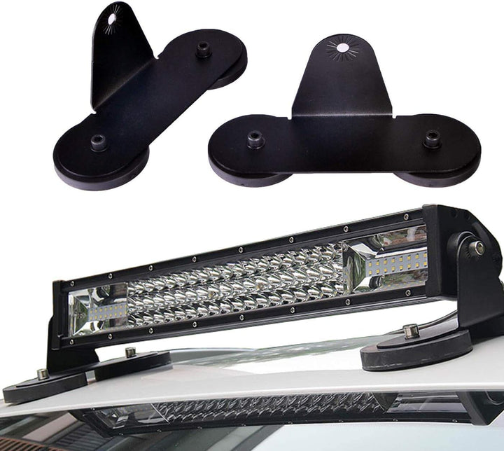 AUXTINGS 2pcs Magnetic Base LED-Lichtleiste Montagehalterungen Leistungsstarker Saugnapfhalter für d
