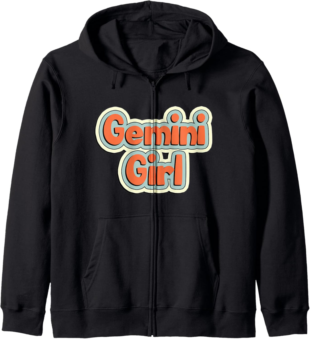 Gemini Girl May &amp; June Birthday Women Girls Zodiac Sign Kapuzenjacke