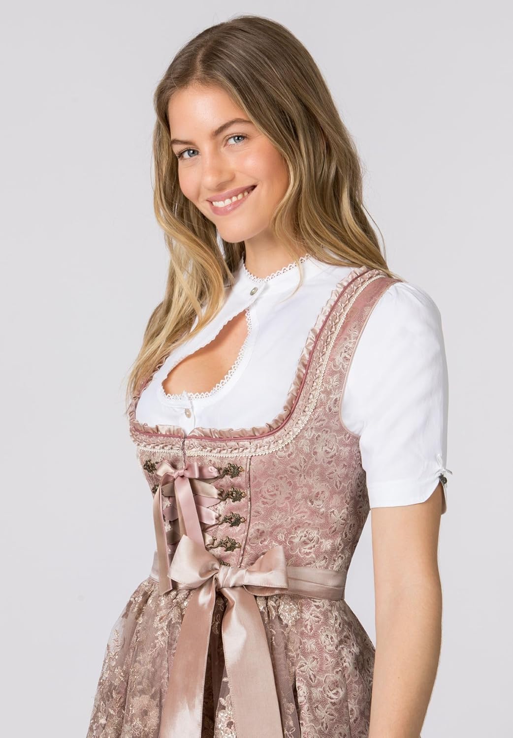 Stockerpoint Damen Noelia Kleid 36 Altrosa, 36 Altrosa