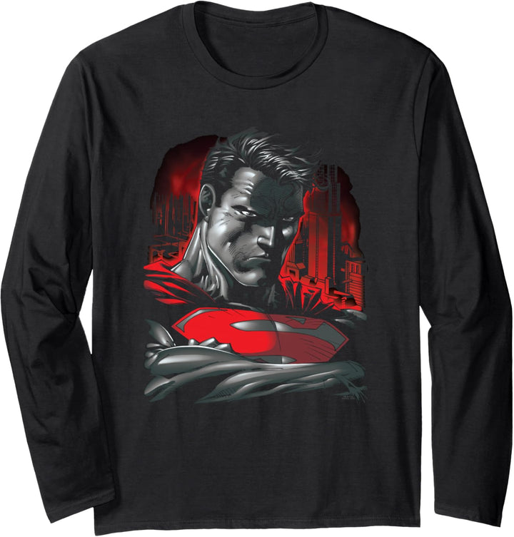 Superman Man of Steel Langarmshirt