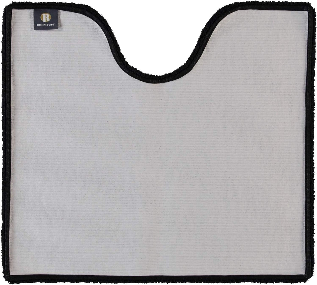 Rhomtuft Badteppiche Square Kobalt - 84 Toilettenvorlage mit Ausschnitt 55x60 cm, Toilettenvorlage m