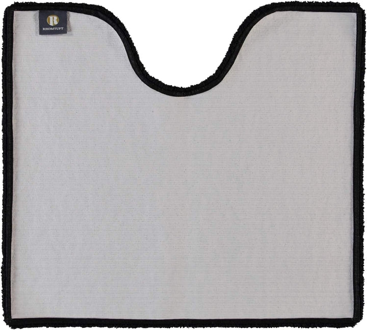 Rhomtuft Badteppiche Square Cardinal - 349 Toilettenvorlage mit Ausschnitt 55x60 cm, Toilettenvorlag