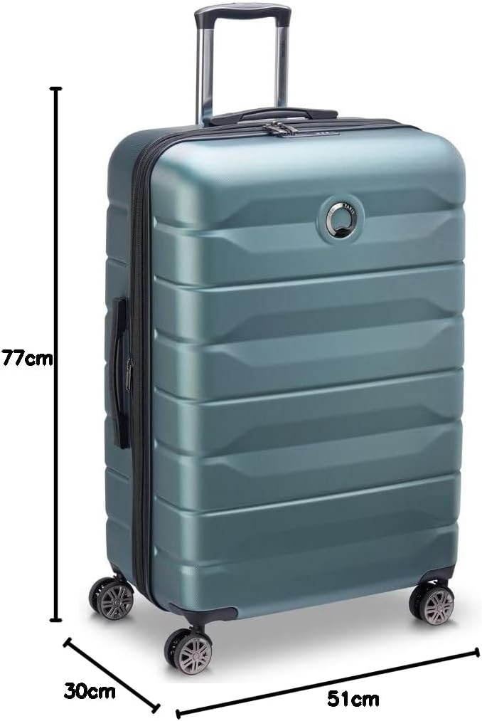 DELSEY PARIS - AIR Armour - 77cm x 51cm x 30cm - XL - Grün, 77 cm Grün-03 (Grün)