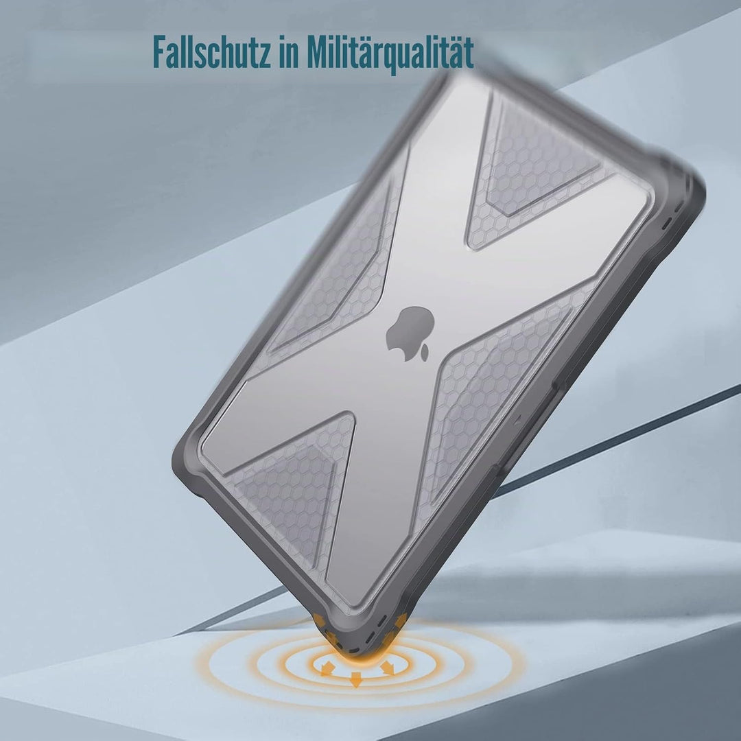 Fintie Hülle Kompatibel mit MacBook Air M5 M4 M3 M2 13.6" (2026-2022) A3449 A3240 A3113 A2681- Ganzk