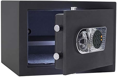 SafeHero Möbeltresor Klasse 1 EN 1143-1 Secureo Falcon 2 | H300xB420xT390 mm | 38 kg | Doppelbartsch