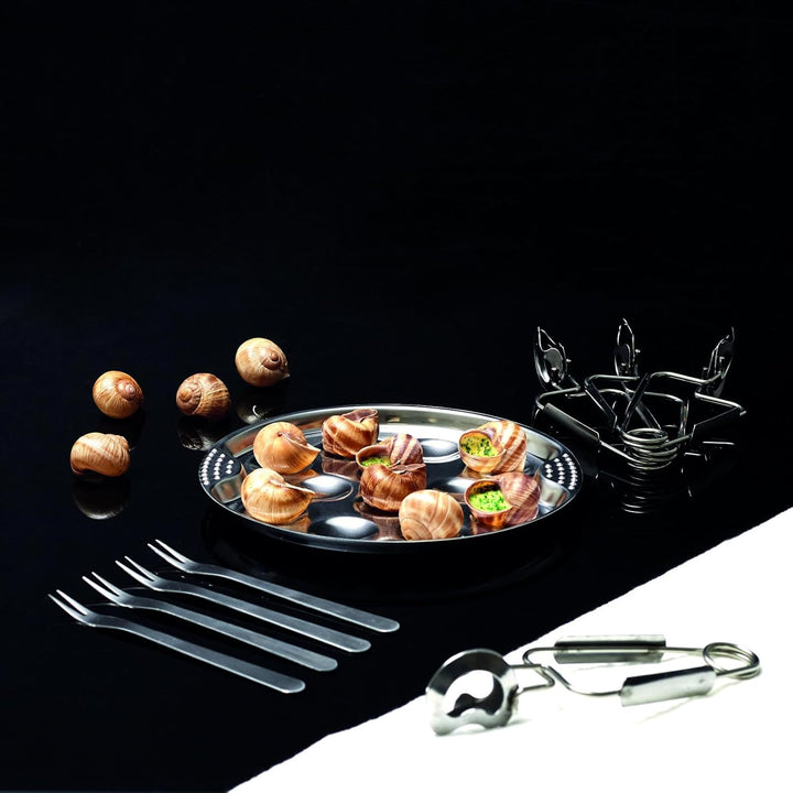 COOK CONCEPT Schnecken-Dienstprogramm, Silber, One Size, Einheitsgrösse, KU6097
