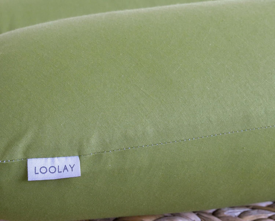 LOOLAY Schwangerschaftskissen - Stillkissen 170 cm - Seitenschläferkissen 100% Baumwolle - mit Abneh