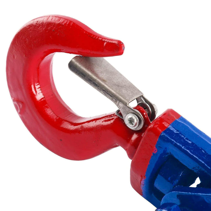 FreeTec 2 Stück 2 Tonnen Umlenkrolle Seilrolle Snatchblock Windenrolle mit Haken für Seilwinde