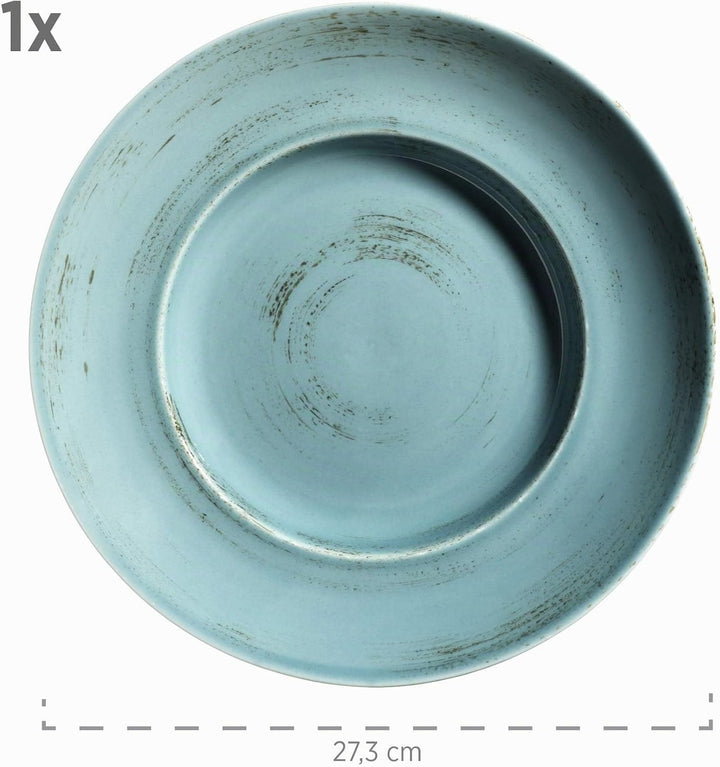 MÄSER 931449 Serie Derby, Premium Pastateller Set für 4 Personen in Gastronomie-Qualität, modernes S