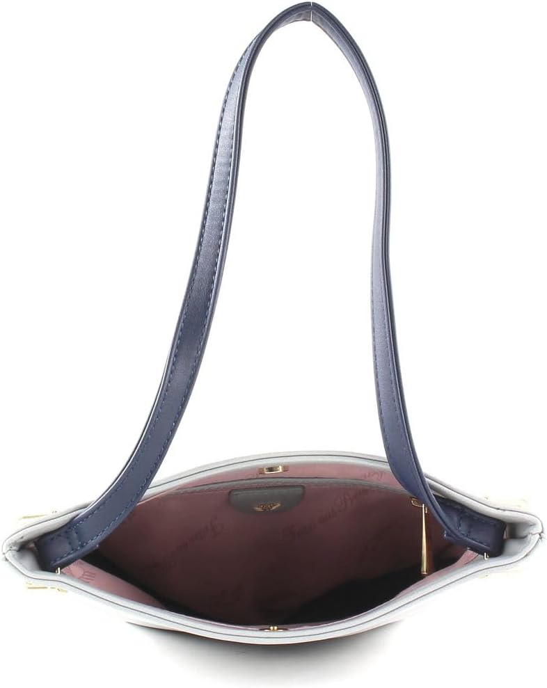 Fritzi aus Preussen Edisa Schultertasche Blau (Dusty Blue), Blau (Dusty Blue)
