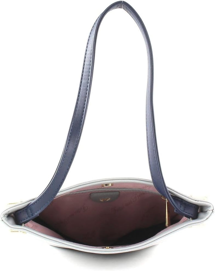 Fritzi aus Preussen Edisa Schultertasche Blau (Dusty Blue), Blau (Dusty Blue)