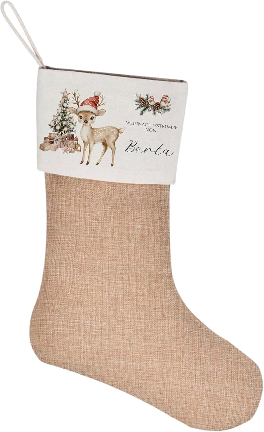 Manufaktur Liebevoll I Nikolausstrumpf Nikolausstiefel personalisiert Kinder Erwachsene Weihnachtsst