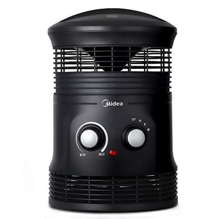 Midea NF18-17PA 1800W Mini Heizlüfter mit 360 ° Weit Verbreitete Oszillation, 2 Heizstufen, Programm