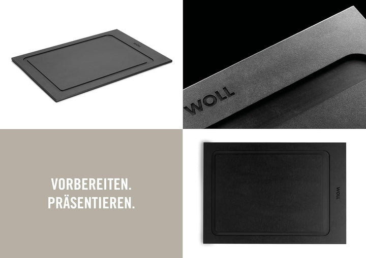 Woll Cut &amp; Serve Schneidebrett, 35 x 25 cm, 7 mm hoch, aus FSC-zertifiziertem Papierverbundstoff, BP