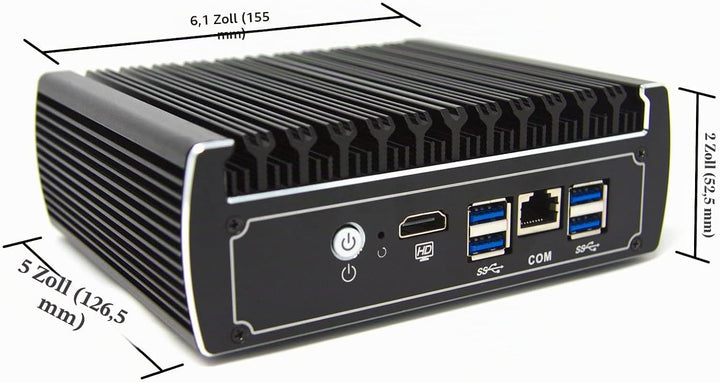 Protectli Vault FW6Br2-6 Port, Firewall Micro Appliance/Mini PC - Intel Dual Core i3, AES-NI, Barebo