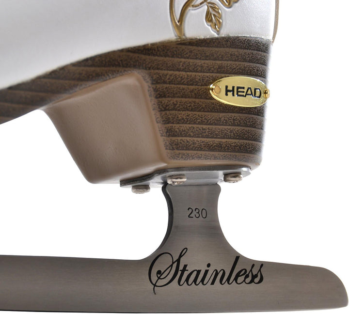 HEAD Eiskunstlauf Schlittschuhe Opal I Damen Schlittschuhe mit Edelstahlkufe I Floral-Design I ideal