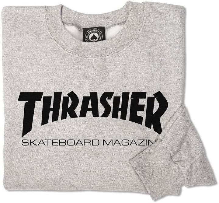 THRASHER Sweatshirt Skate-Mag Crewneck S Greymottled, S Greymottled