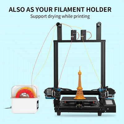 Filament Trockner, Sovol 3D Upgraded Trockenbox Heizung Dryer Box Aufbewahrungsbox 2KG Halter für PL