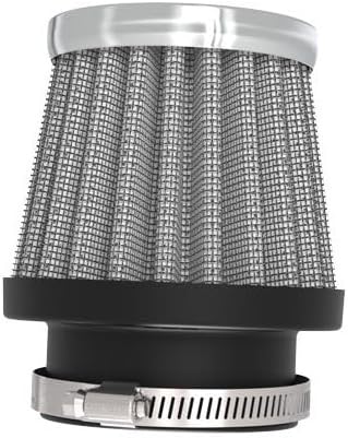 K&N RC-0790 KFZ und Motorrad Universal Chrom Filter Rot