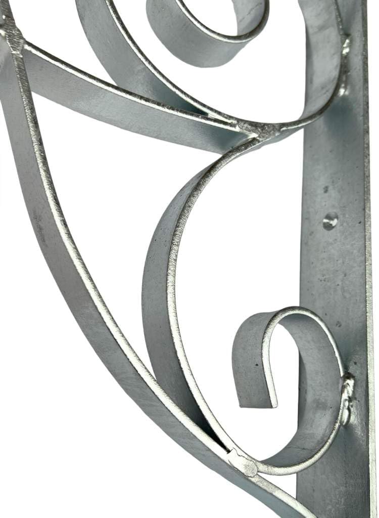 DanDiBo Konsole 50x50 cm Kopfbänder Schmiedeeisen 96420 Metall Feuerverzinkt Winkelverbinder Winkelk
