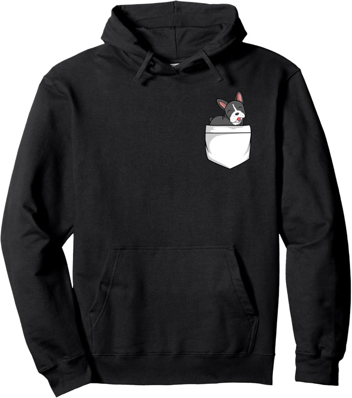 Lustiges Französische Bulldogge In Tasche Frenchie Pullover Hoodie