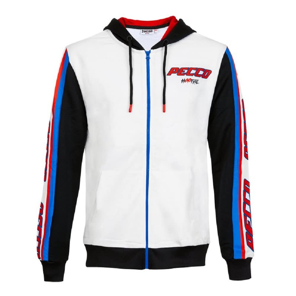 Pecco Herren Bagnaia Fleece (1er Pack) XXL Weiss, XXL Weiß
