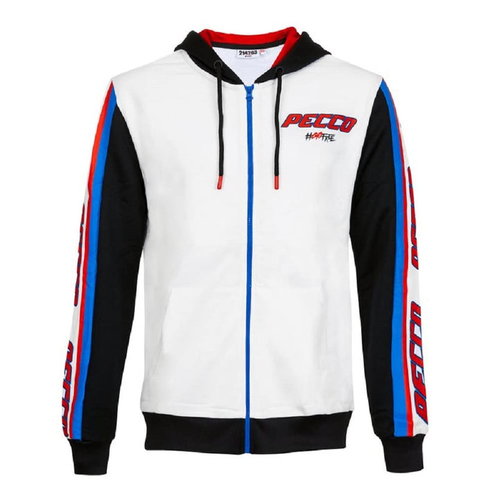 Pecco Herren Bagnaia Fleece (1er Pack) XXL Weiss, XXL Weiß
