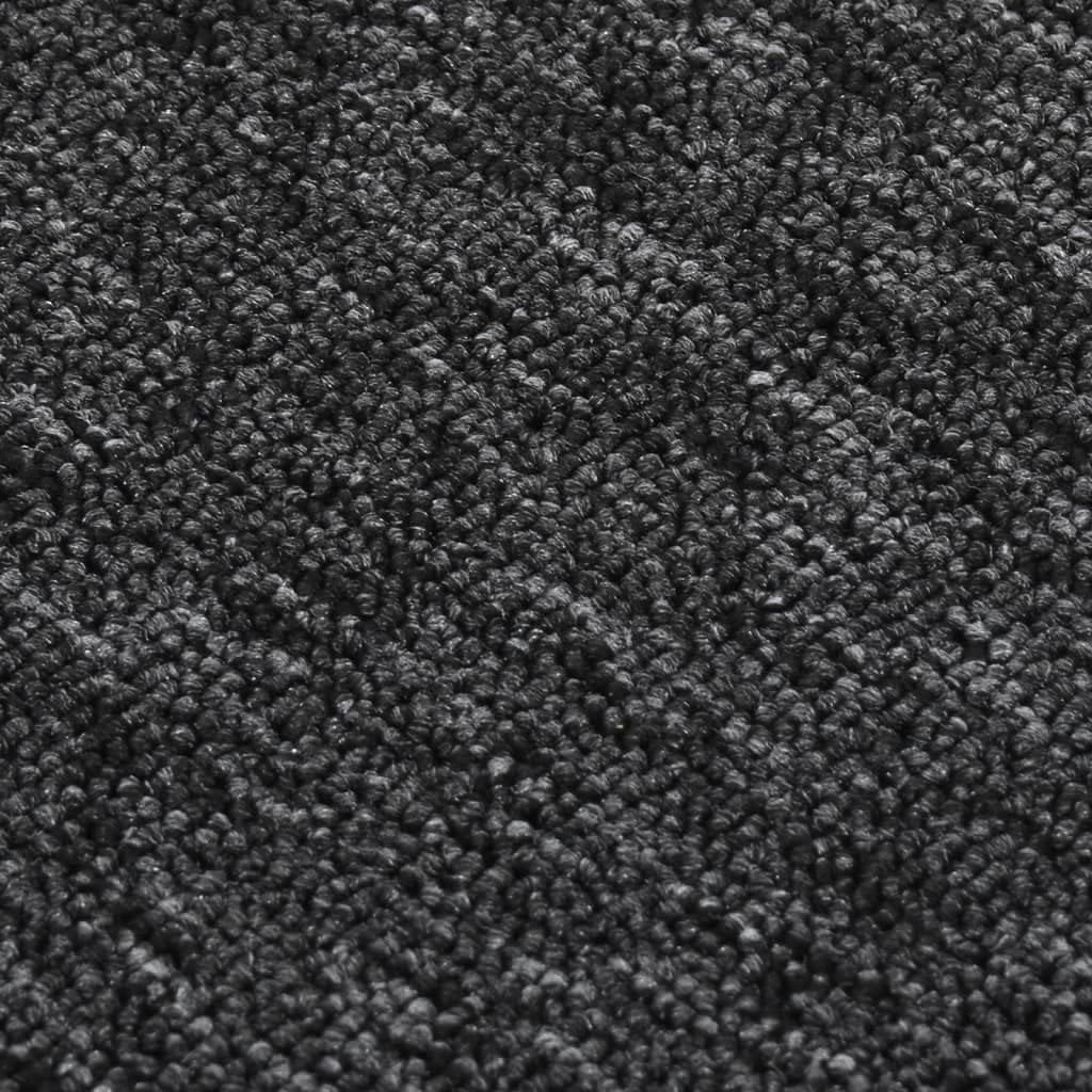 homiuse Antirutsch Stufenmatten 15 STK. 75x20 cm Anthrazit Rechteckig Treppenstufen Matten Modern St