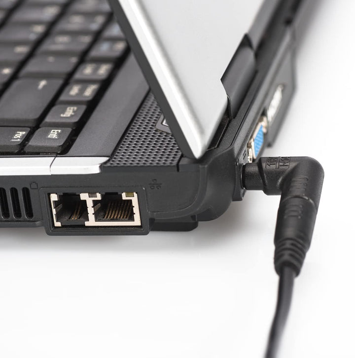DIGITUS Universal Notebook Netzteil, 90W, USB Lade-Buchse 5V/2A, 11 wechselbare Steckeraufsätze, sch