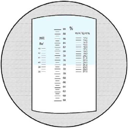 Imker Refraktometer Honig Marmelade Konfitüre Zucker Brix Honey R03