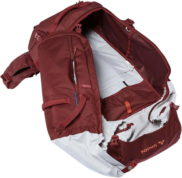 VAUDE Damen Astrum Evo 55+10 Liter, Trekkingrucksack Dark Cherry, Dark Cherry