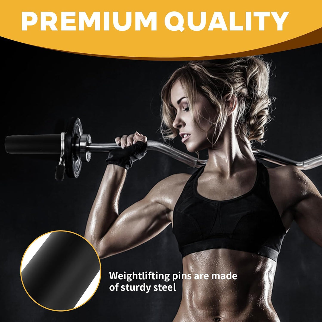 Gym Pin Extender mit 1 x Spring Clip, Gympin Weight Stack, Gym Pin für Zusatzgewicht, Durchmesser 8