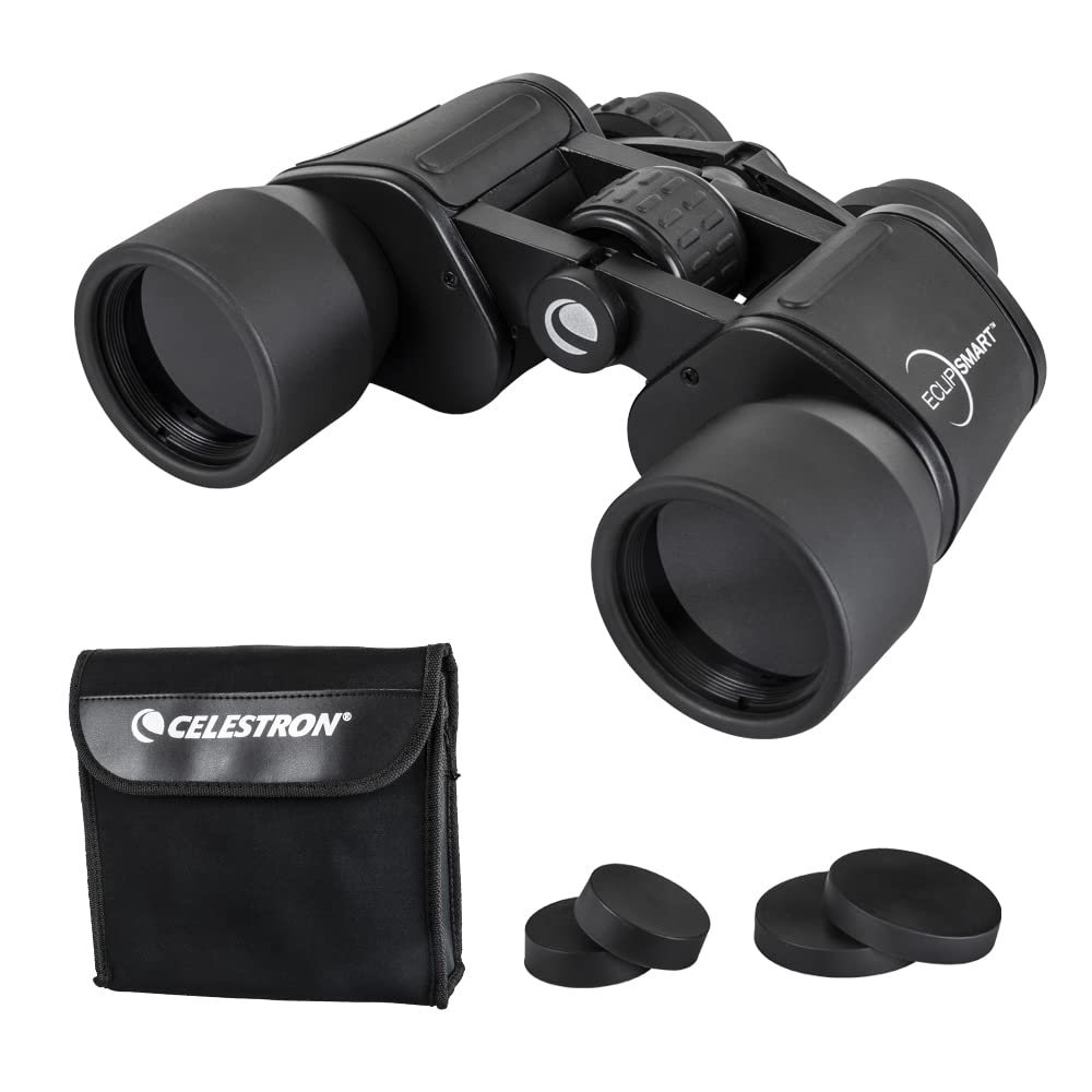 Celestron 71238 EclipSmart 10x42 Porro Solarfernglas - ISO 12312-2 konform, rutschfeste Gummibeschic