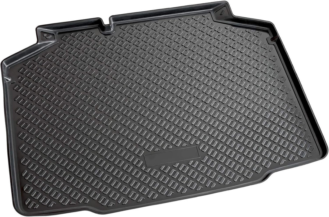 Recambo Kofferraumwanne für Skoda Kamiq | Standardboden | ab 2019- | passgenau mit Rand Schwarz PE -