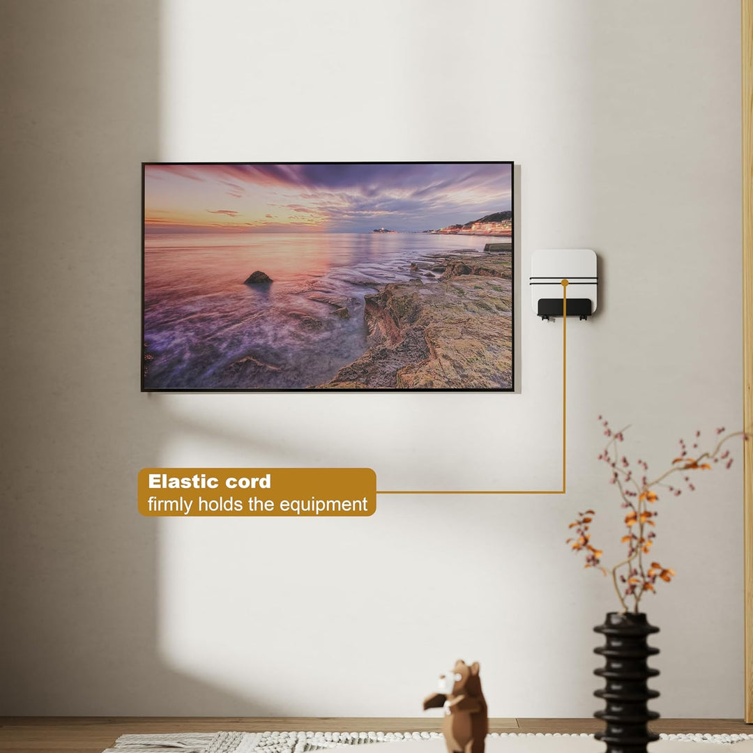 RICOO Universal Halterung für IP-TV Set Top Wandhalterung Router Z0602 für Mediageräte Television Be