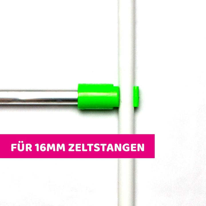 growber - Fixture Poles Für 16mm Zeltstangen - Stangen Set für Growbox und Growzelt