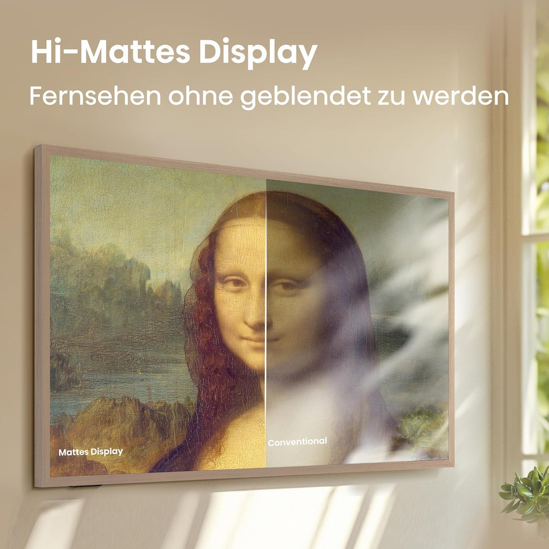 Hisense 55S7DS Canvas TV, 55 Zoll, 4K QLED, Kunst-Galerie, Hi-Matte Display, UltraSlim Wandhalterung