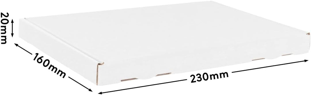 verpacking Grossbriefkartons 230 x 160 x 20 mm Weiss [Grösse und Stückzahl wählbar] DIN A5 GB-1 Gros