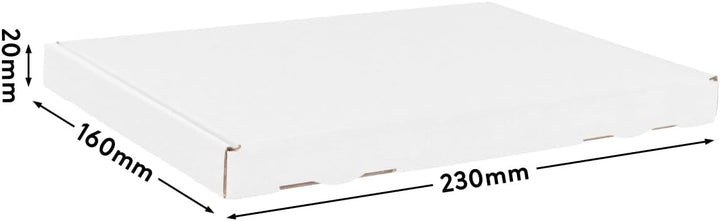 verpacking Grossbriefkartons 230 x 160 x 20 mm Weiss [Grösse und Stückzahl wählbar] DIN A5 GB-1 Gros