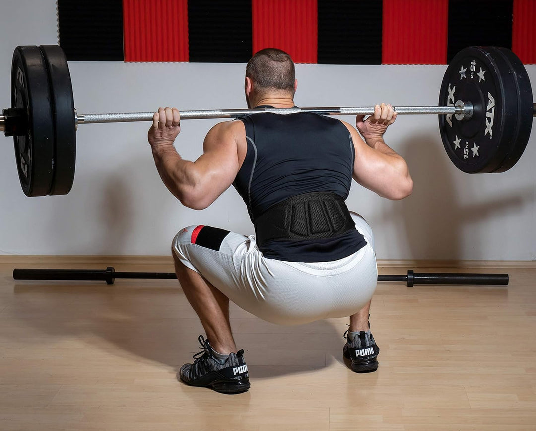 Raigeki Fitness Gewichthebergürtel (+ Trainingspläne) Fitnessgürtel für Bodybuilding, Krafttraining,
