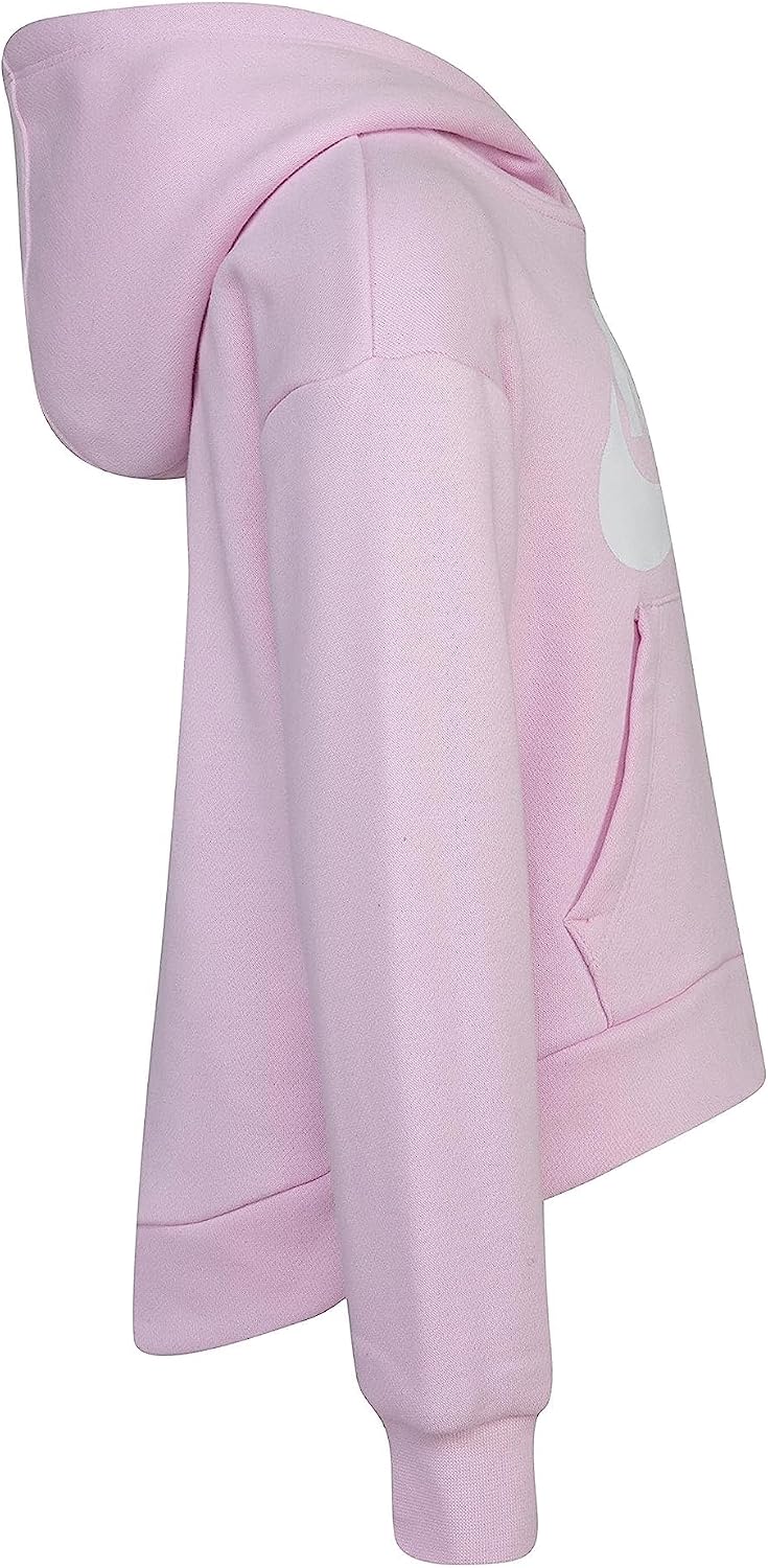 Nike Mädchen Club Hoodie Sweatshirt 5-6 Jahre A9y Pink Foam, 5-6 Jahre A9y Pink Foam