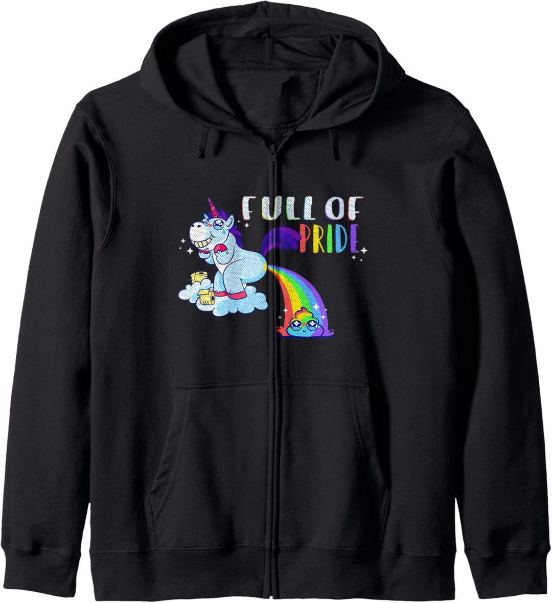 Einhorn LGBTQ Stolz Kapuzenjacke