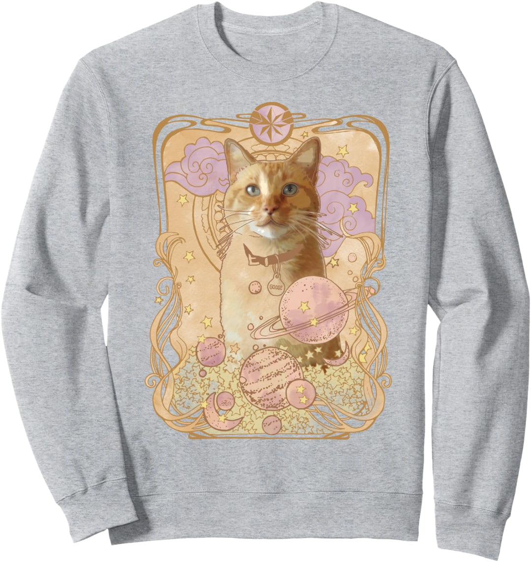 Marvel Captain Marvel Cosmic Vintage Frame Goose Sweatshirt