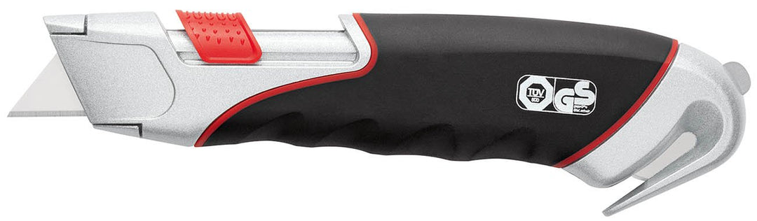 WEDO® 78855 Safety Cuttermesser Super | Teppichmesser mit automatischem Klingenrückzug | Paketmesser