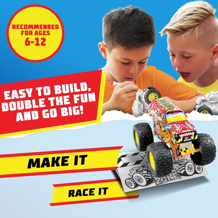 Bladez Monster Trucks Maker Kitz mit Markern, Monster Truck