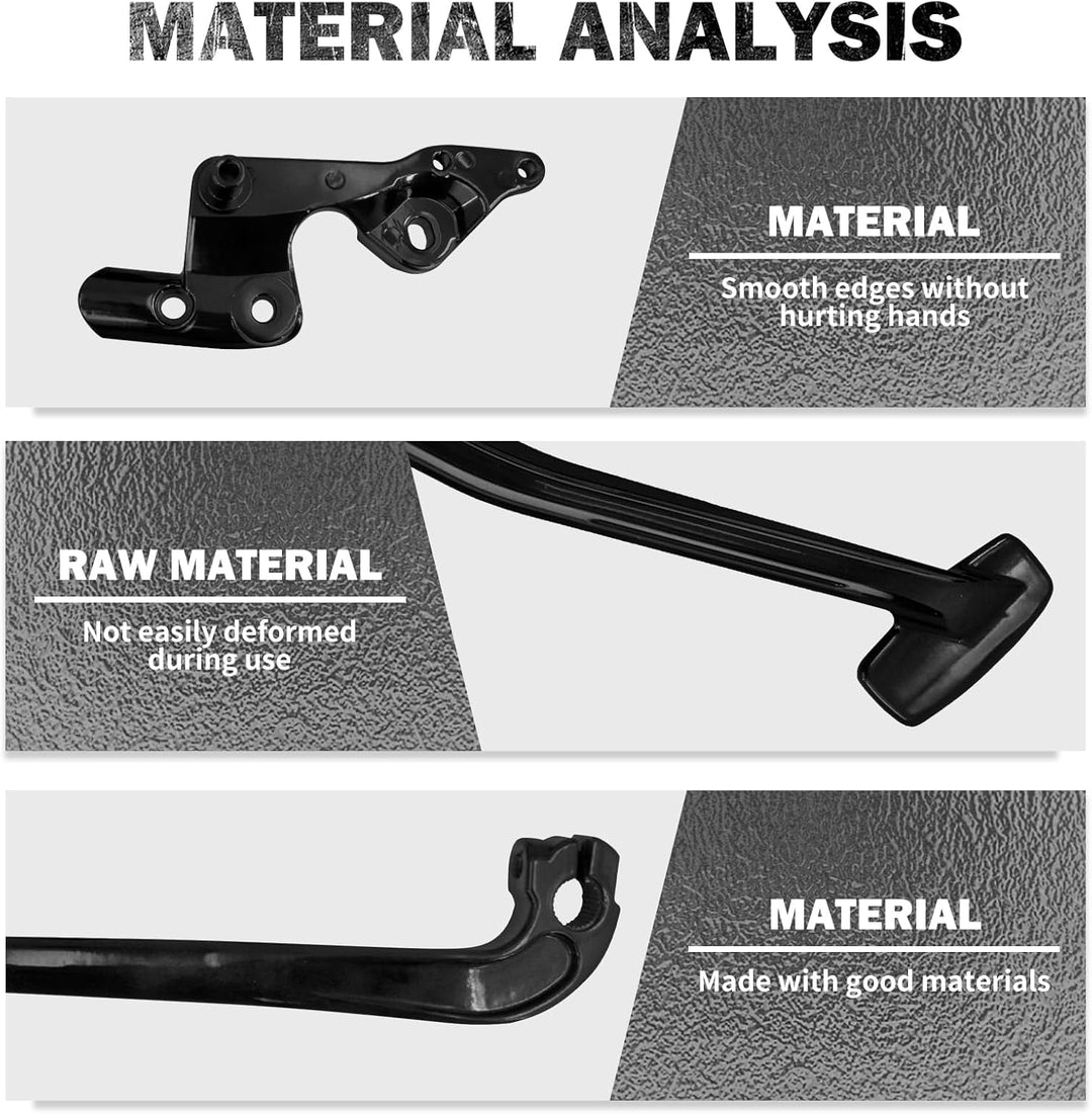 HDBUBALUS Forward Controls Komplettes Kit Hebelverbindungen Fit für Harley Low Rider Street Bob FXBB