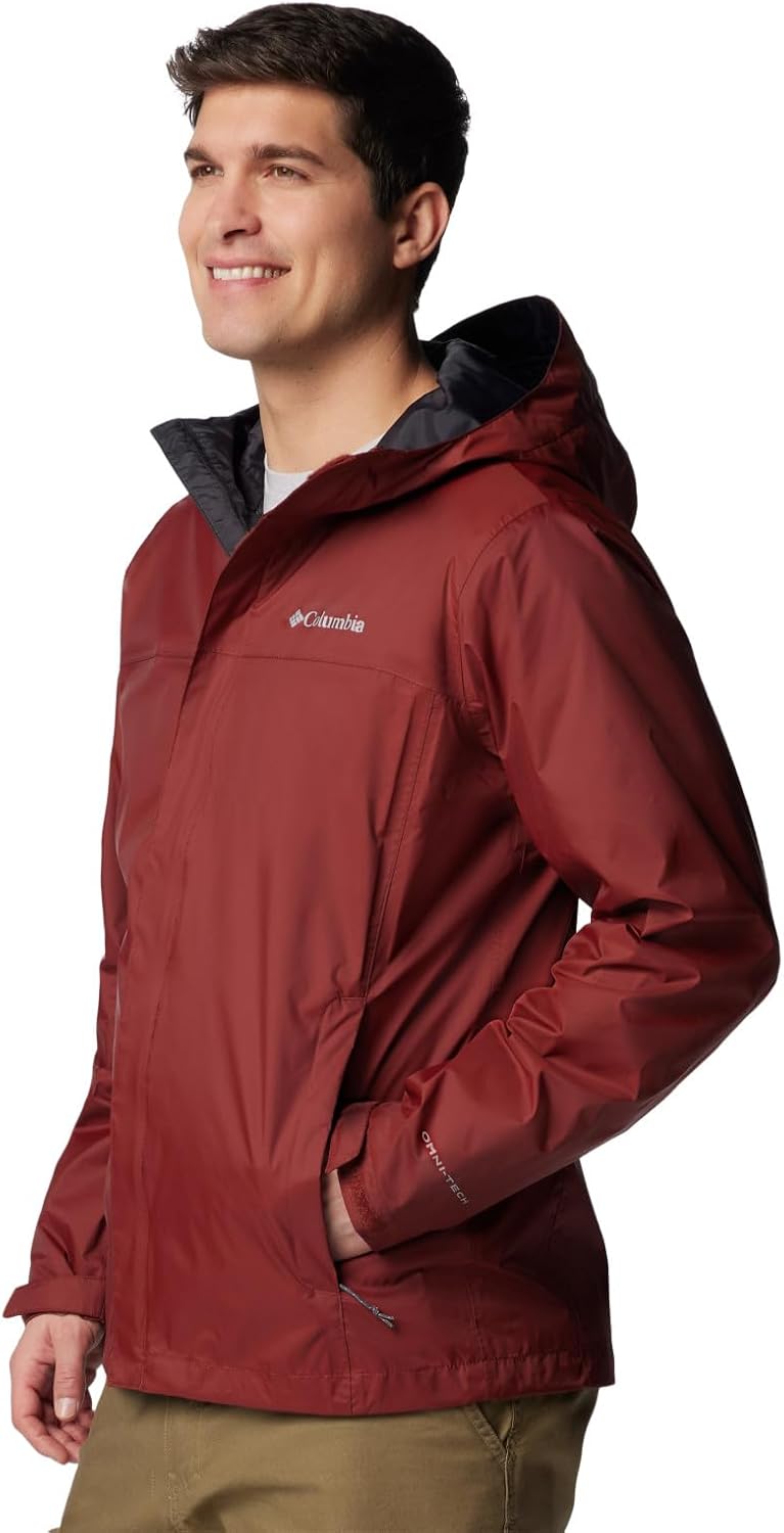 Columbia Herren Watertight Ii Front-Zip Hooded Rain Jacket Regenjacke S Gewürz, S Gewürz