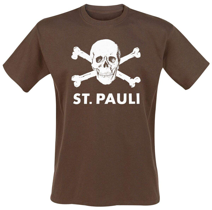 Do You Football FC St. Pauli T-Shirt Totenkopf braun 3XL Braun, 3XL Braun