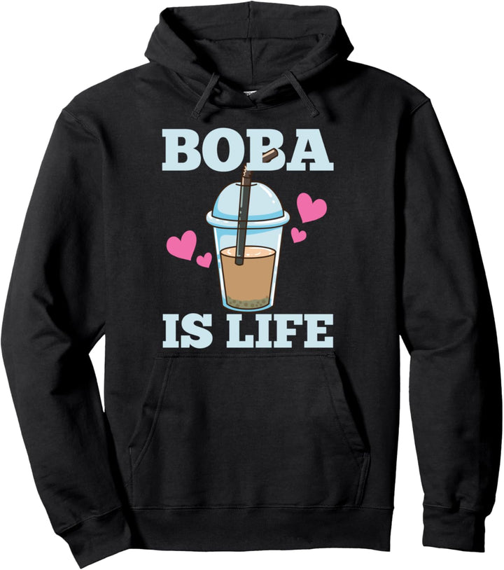Boba Tee Bubble Tea Anime Pullover Hoodie