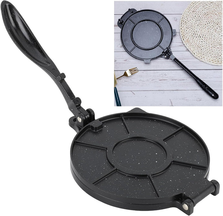 Tortillapresse, 10-Zoll-Tortilla- und Roti-Maker, Multifunktionale Antihaft-Kochplatten für Tortilla